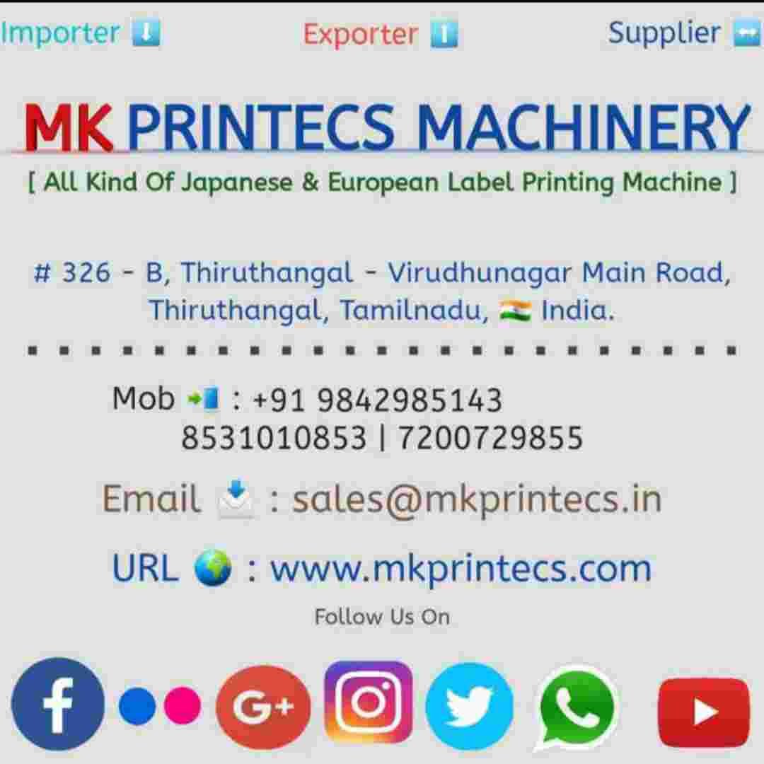 FLEXOGRAPHY PRINTING | MK PRINTECS MACHINERY
